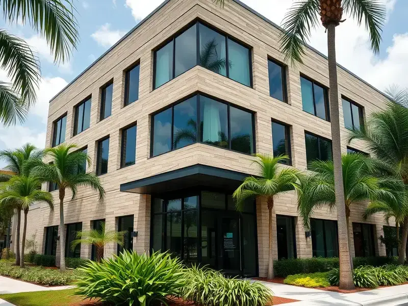 Professional office building exterior